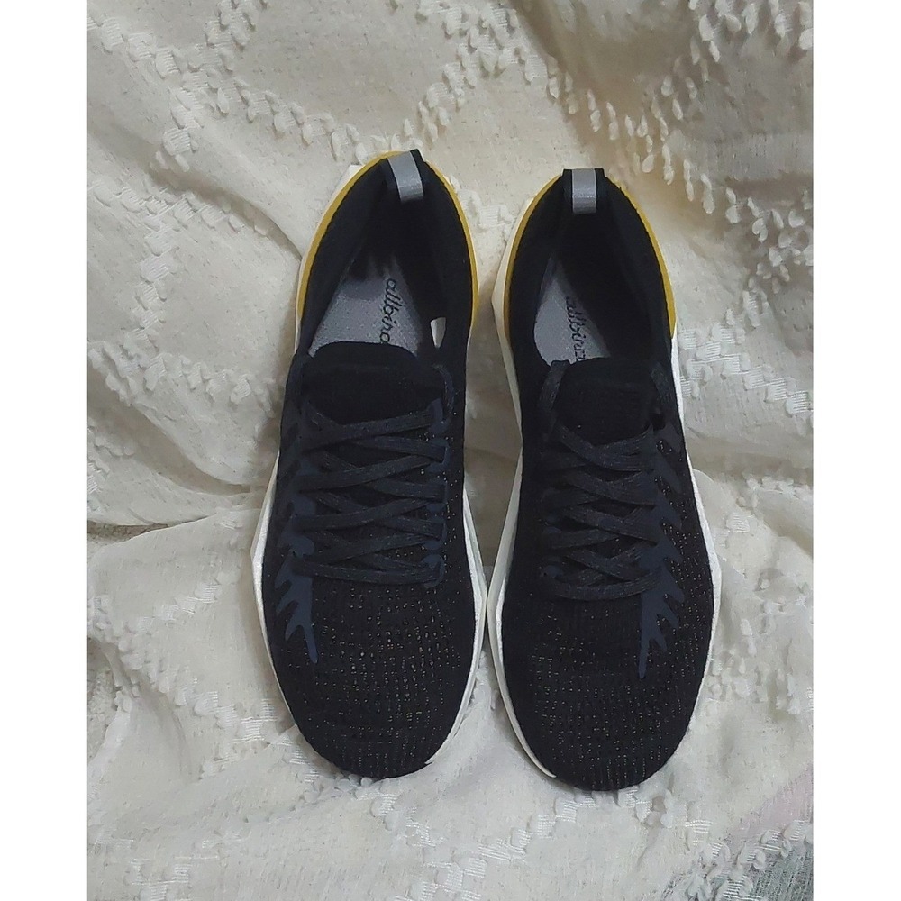 Allbirds Tree Flyer Running Shoes Black Yellow Women 7.5 Sustainable Sneakers - Picture 5 of 6